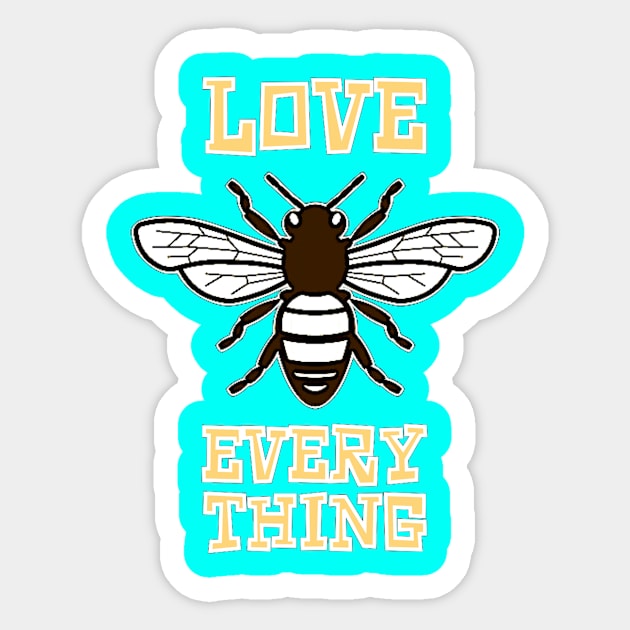 LOVE EVERYTHING Sticker by Show OFF Your T-shirts!™